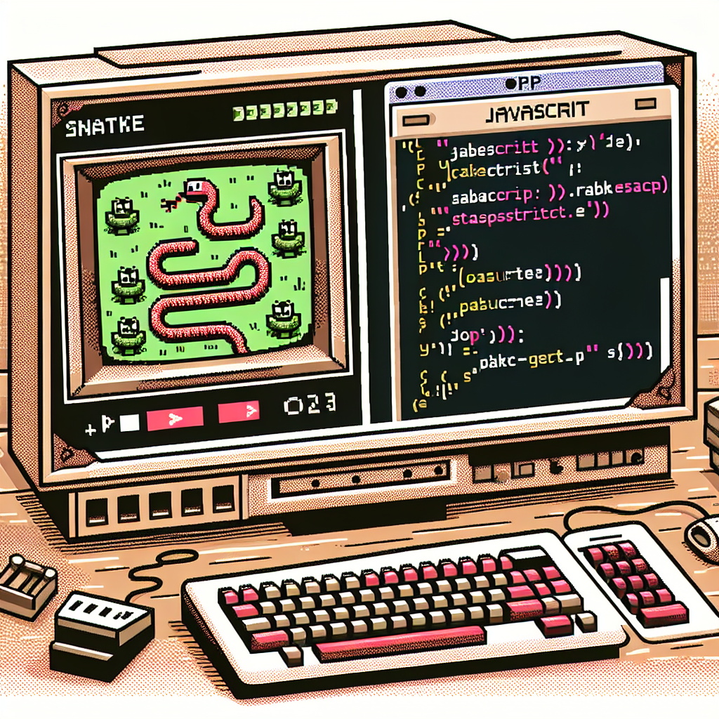 ライブインホープの利用者様がJavaScriptでスネークゲームを開発！